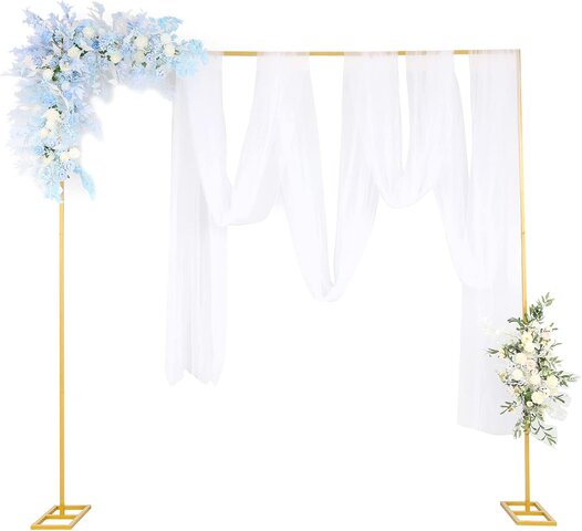 Wedding Arch Backdrop Stand,10x10Ft Adjustable