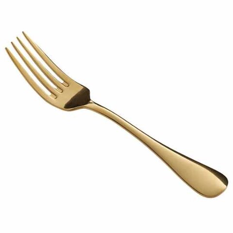 Gold Dinner Fork 7 1/2
