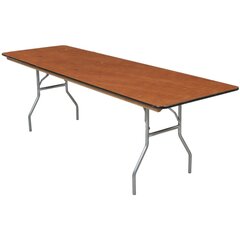 Banquet wood table 6'ft 