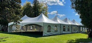40' x 80' high peak frame tent