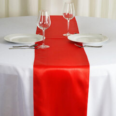 Any Color Satin Table Runner 12
