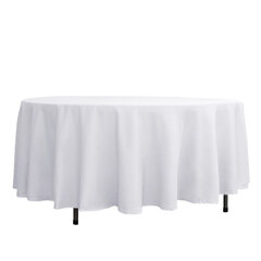 Polyester Round Tablecloth White 108