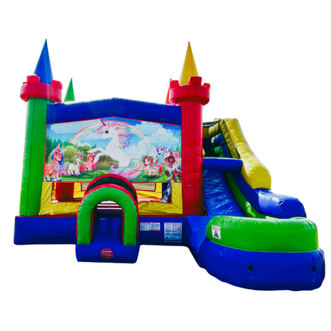 Unicorn Castle Side Slide Combo