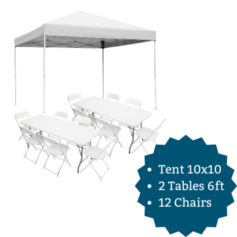 Tent, Tables & Chairs (Party)