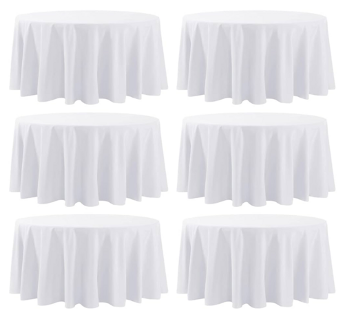 Round Linen Tablecloth