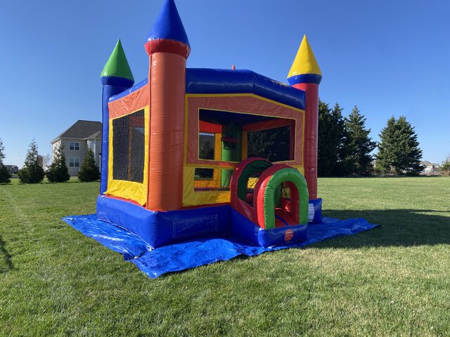 Rainbow Bounce House