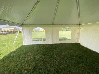 Tent Side Walls with Cathedral Windows