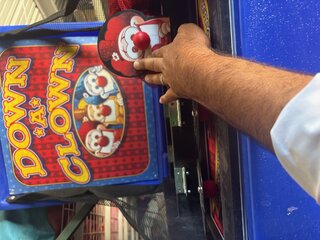 Down A CLown Carnival Game