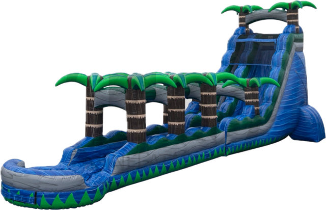 22ft Blue Crush with slip and slide