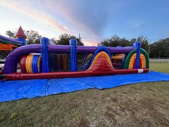 38 ft Red Marble Obstacle 