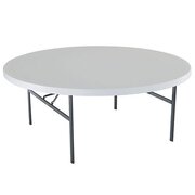 60 inch  round table (table cloth required)