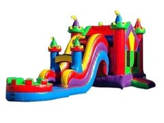 Crazy Castle Bouncer & Water Slide Combo <font color=red>SAVE $25 Today!</font>