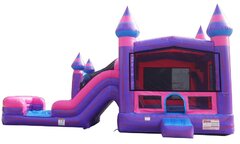 Dry Purple Palace Bouncer & Slide - NO water