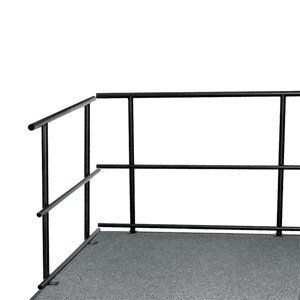 Safety Railing Stage Stage Guard Rail Rental | 4’ & 8’ Safety Rails for Stages - Ultimate ...