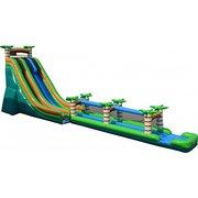 Tropical Water Slide with Slip n Slide