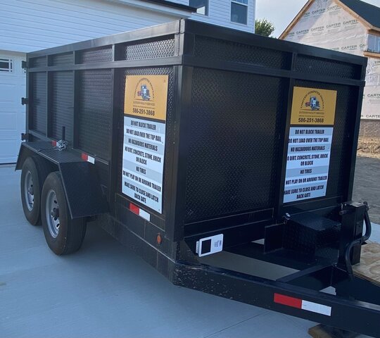 10 Yard Roofing Trailer