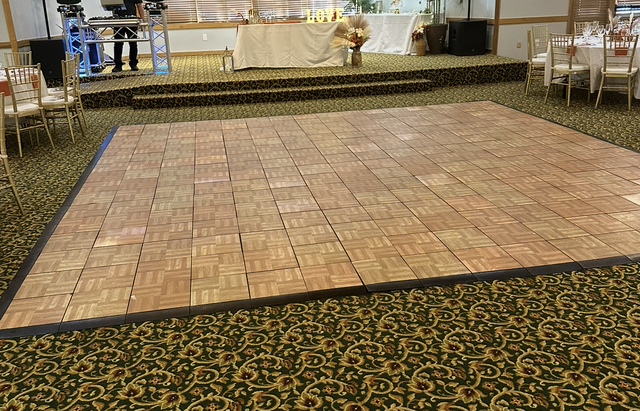 Brown Vinyl Dance Floor