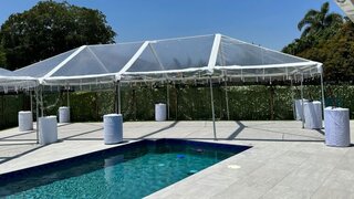 20 x 40 Clear Top Frame Tent