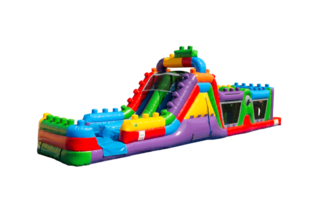 40 ft Mega Block Obstacle Course