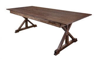8ft. Fruitwood Farm Table