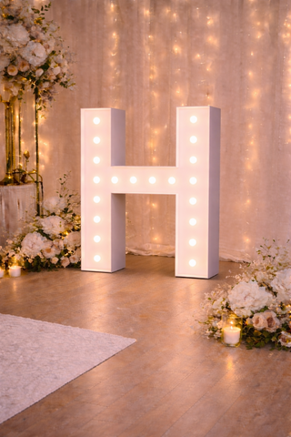3ft Marquee Letter H