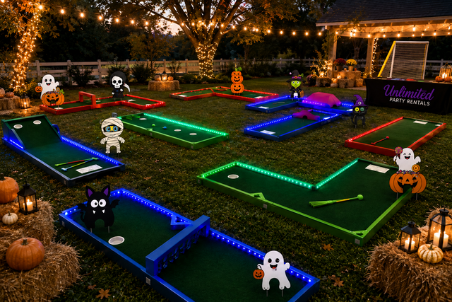 9 Hole LED Mini Golf Halloween
