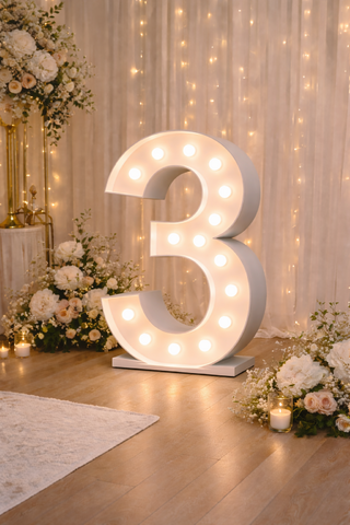 3ft Marquee Number 3