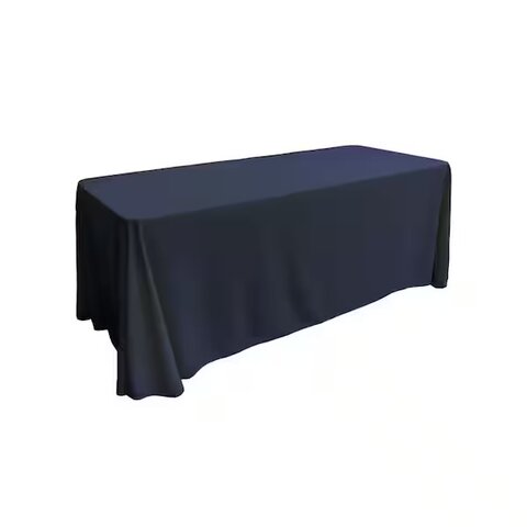 90”x156” Navy Blue Linen 