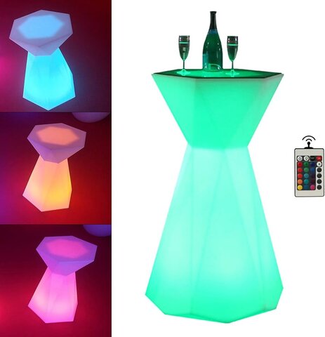 LED Low Bistro Table