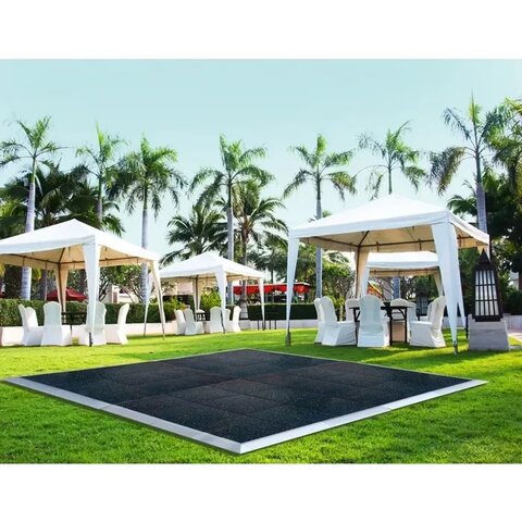 Outdoor Black Dance Floor 15x15