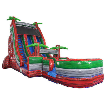 22ft Dual Lane Jungle Slide