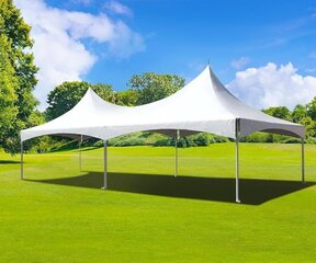 15'x30' White High Peak Frame Tent