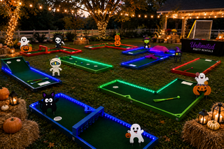 9 Hole LED Mini Golf Halloween