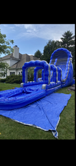22 ft Blue Rush with Slip and Slide