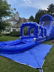 22ft Blue Rush with Slip and Slide
