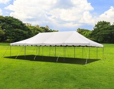 White Canopy Pole Tent 20'x40'