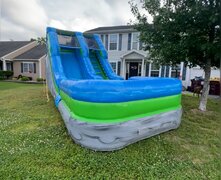 12’ Blue & Green Waterslide