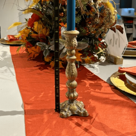 Rustic Gold Candle Sticks 9ft