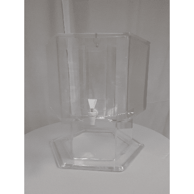 Acrylic Dispenser 5gal with 1 Spigot