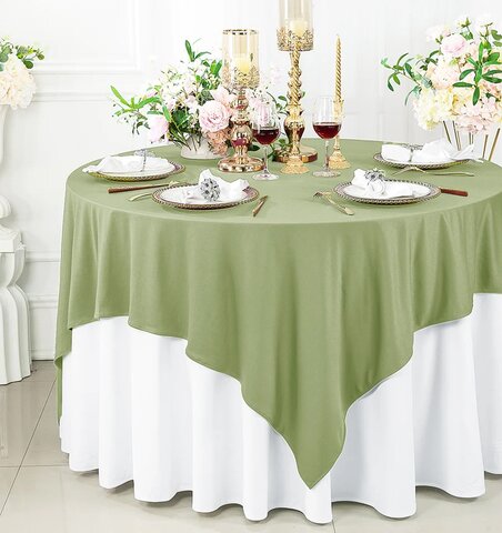 Celadon 72in x 72in Square Table Cloth