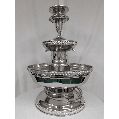 5 Gallon Silver with Silver Rope Trim