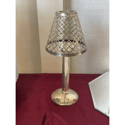 Silver Lamp Centerpiece