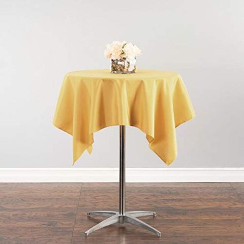 Gold 54in x 54in Table Cloth