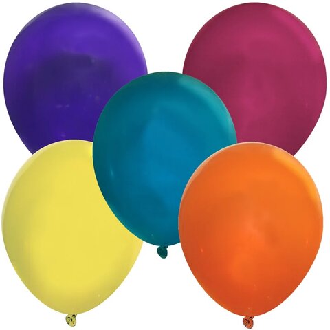 5 Latex Balloon Bundle