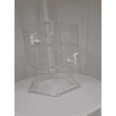 Acrylic 2 Tier 5gal with 2 Spigots