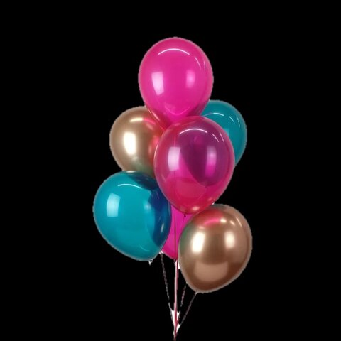 7 Latex Balloons Bundle