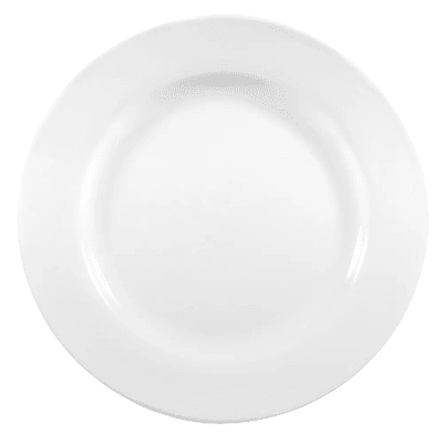 Core 10 1/2in Wide Rim Dinner White