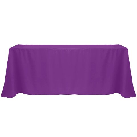 Plum 8ft Floor Length 90in x 156in