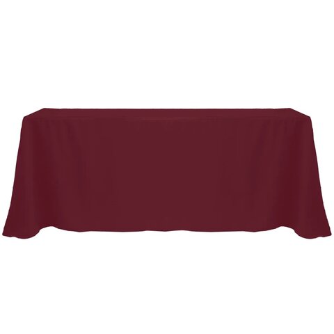Burgundy 6ft Floor Length 90in x 132in