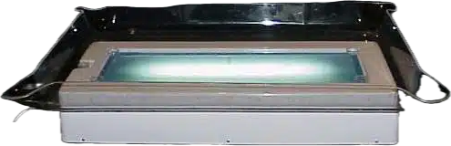 Acrylic Ice Tray with Lightbase and Mirrored Skirt